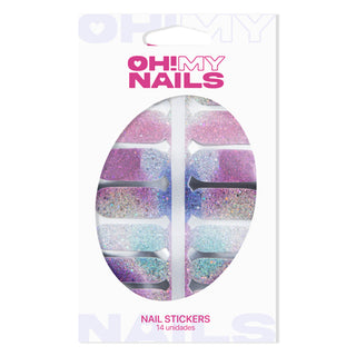 Oh My Nails Stickers Glitter