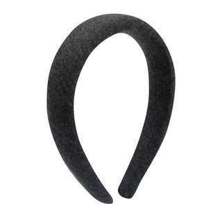 Oh My Hair Diadema Ancha Micro Tweed Negra