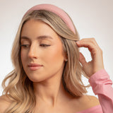 Oh My Hair Diadema Ancha Micro Tweed Rosa