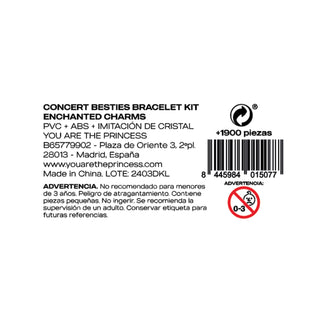 PARTY LAB CONCERT BESTIES BRACELET KIT ENCHANTED CHARMS