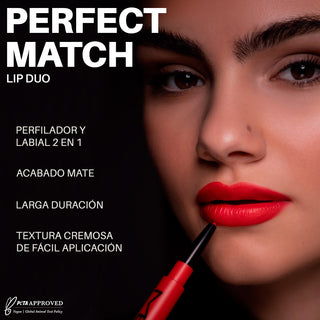 The Perfect Match Lip Duo 2-in-1 Lipstick and Lip Liner