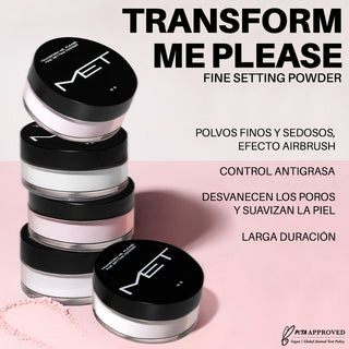 Transform Me Please Setting Powder Polvos Fijadores