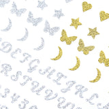 PARTY LAB STICKERS SILVER & GOLD