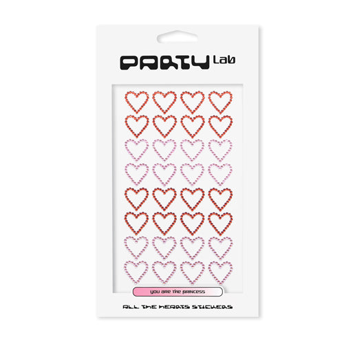 PARTY LAB STICKERS ALL THE HEARTS