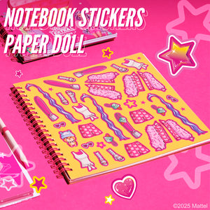 Barbie / Princess Notebook Stickers Paper Doll Cuaderno