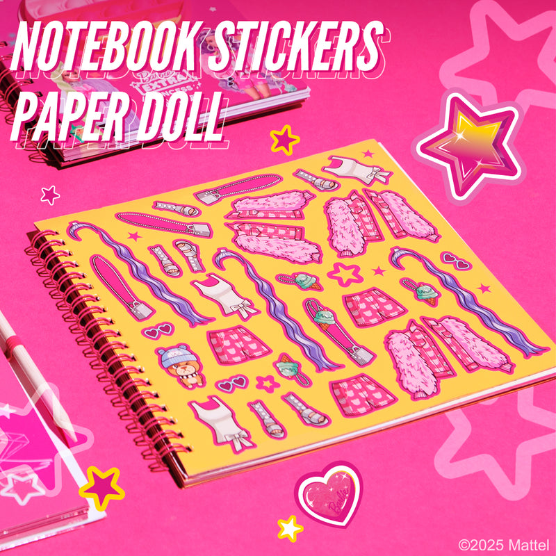 Barbie™ / Princess Notebook Stickers Paper Doll Cuaderno