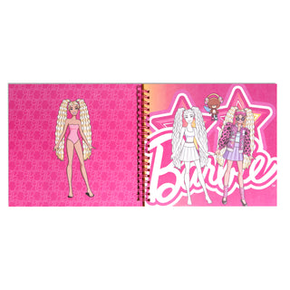 Barbie™ / Princess Notebook Stickers Paper Doll Cuaderno