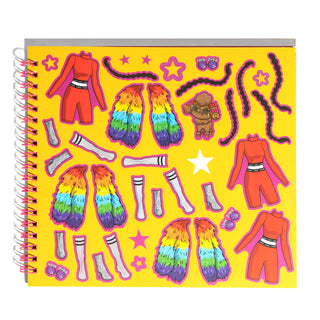 Barbie™ / Princess Notebook Stickers Paper Doll Cuaderno