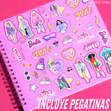 Barbie / Princess Cuaderno Pinta y Colorea