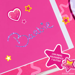 Barbie™ / Princess Magic Pink Scratch Book Cuaderno