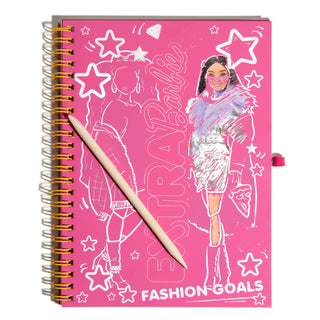 Barbie™ / Princess Magic Pink Scratch Book Cuaderno