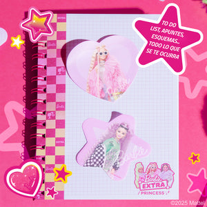 Barbie / Princess Set Sticky Notes Cuore & Stars Notas Adhesivas