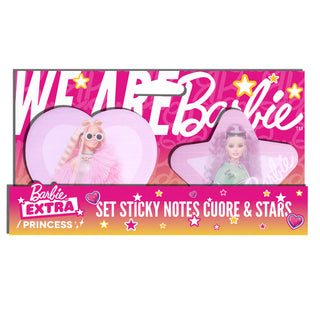 Barbie™ / Princess Set Sticky Notes Cuore & Stars Notas Adhesivas