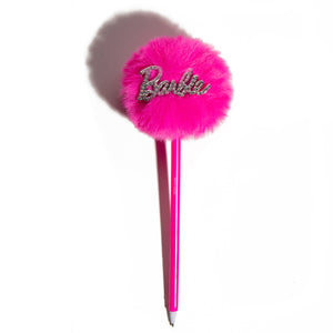 Barbie / Princess Pink Bling Teddy Pen Bolígrafo