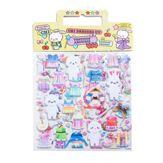 LITTLE PRINCESS CHI PEGATINAS DRESSES UP