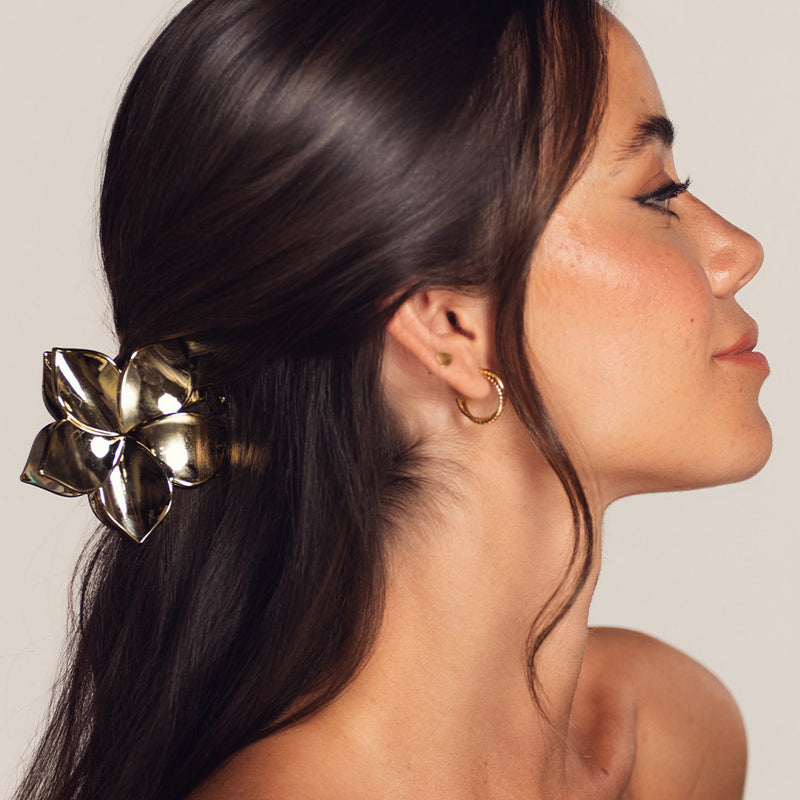 Oh My Hair Pinza Flor Metálica