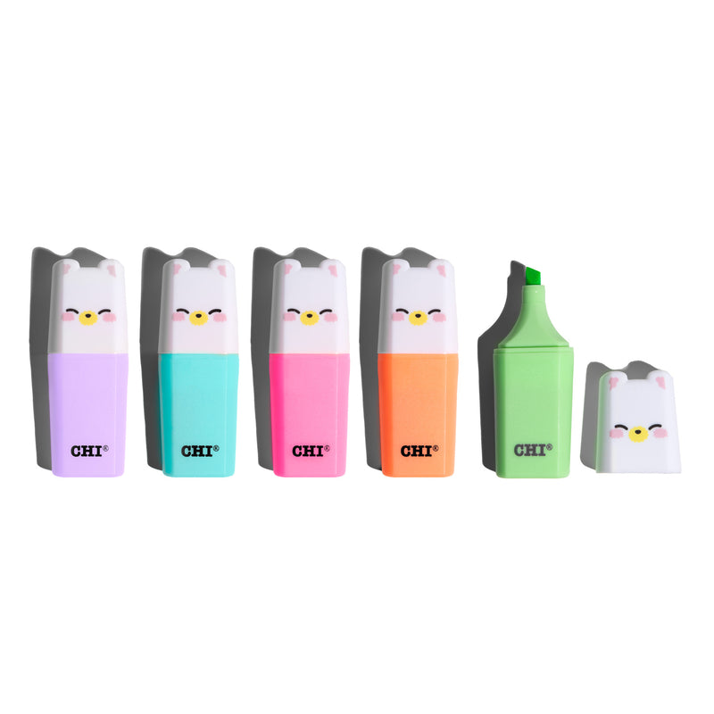 Chi Set de Subrayadores Cute Flour
