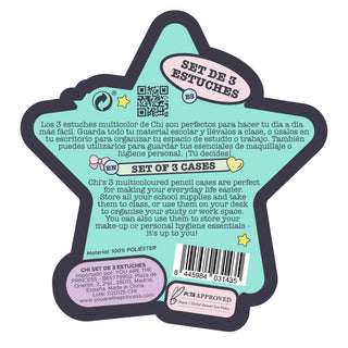 CHI Set de 3 Estuches