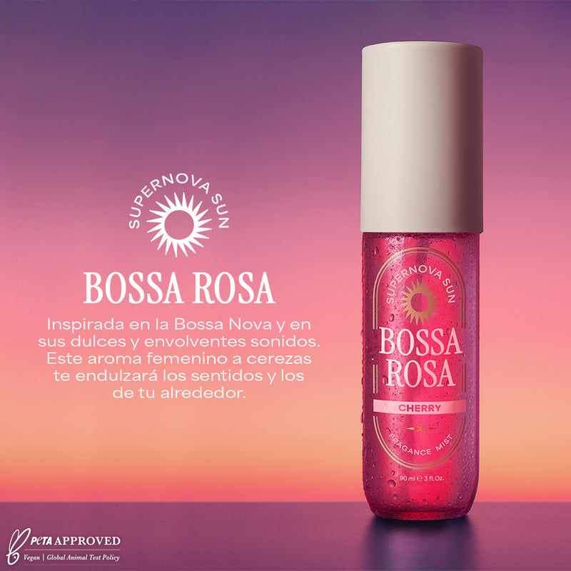 Body Mist Perfumado Cherry Bossa Rosa