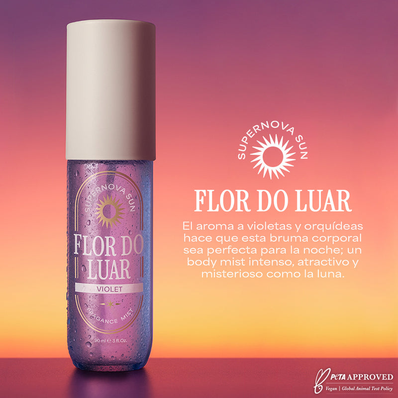 Body Mist Perfumado Violet Flor Do Luar