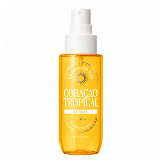 Body Mist Perfumado Coração Tropical Caramel