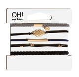 Oh My Hair Set Gomas con Abalorios