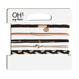 Oh My Hair Set Gomas con Abalorios