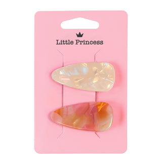 Little Princess Set 2 Clips Abstract