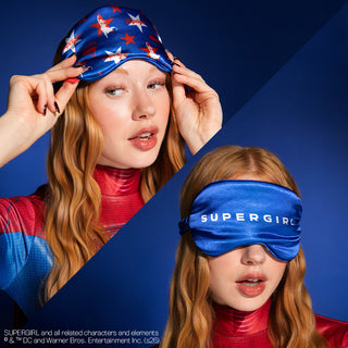 Supergirl™ Satin Dream Mask Antifaz Reversible