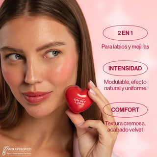 Oh My Lips Love Lip & Cheek Labial y Colorete en Crema