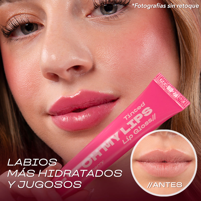 Oh My Lips Tinted Lip Gloss Cherry
