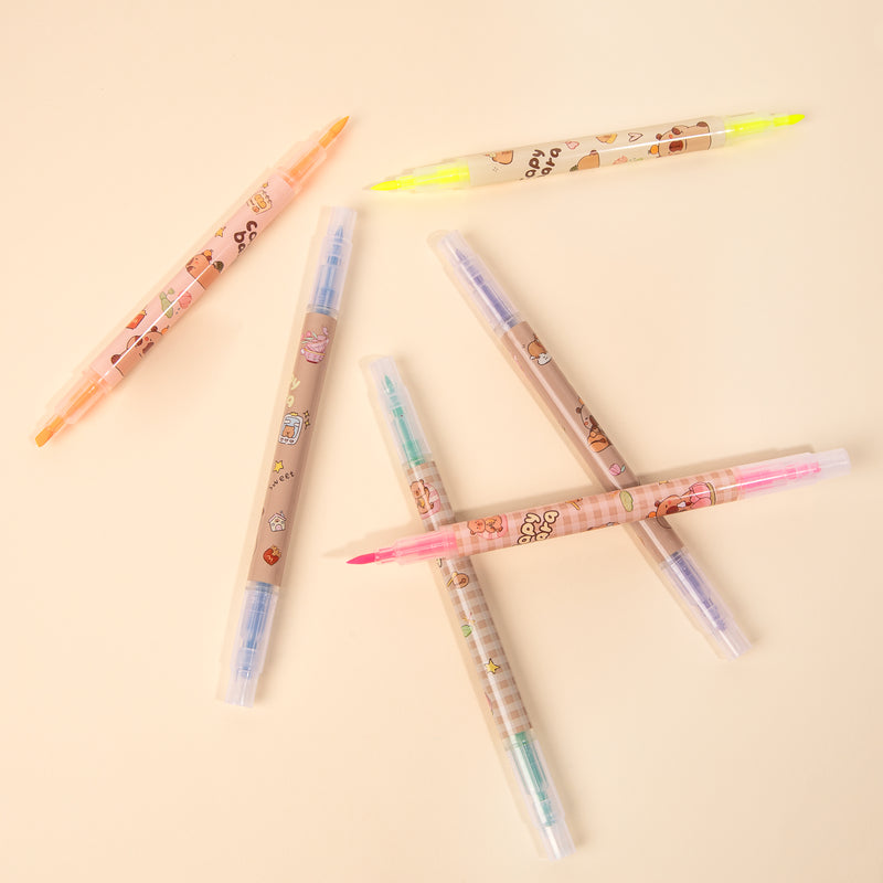 Capyhighlight Double Trouble Subrayadores Doble Punta