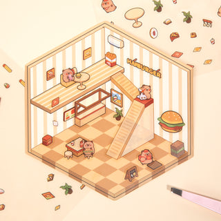 Build Your Capybara World Pegatinas