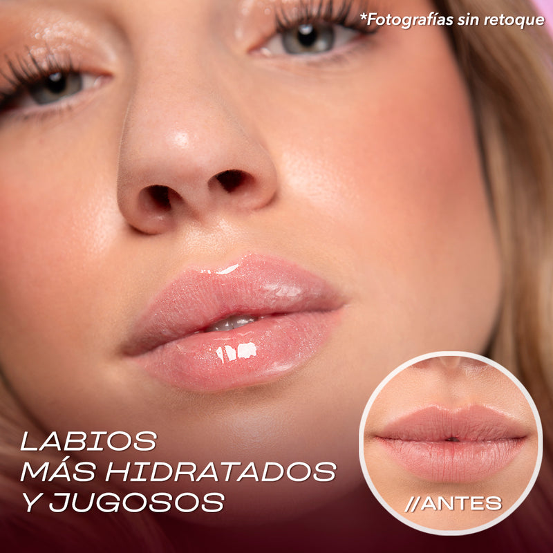 Oh My Lips Glitter Lip Gloss Cupcake