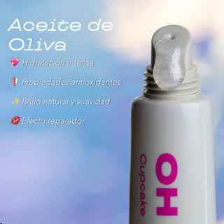 Oh My Lips Glitter Lip Gloss Cupcake