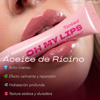 Oh My Lips Tinted Lip Gloss Strawberry