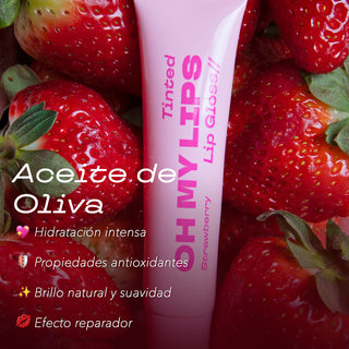 Oh My Lips Tinted Lip Gloss Strawberry