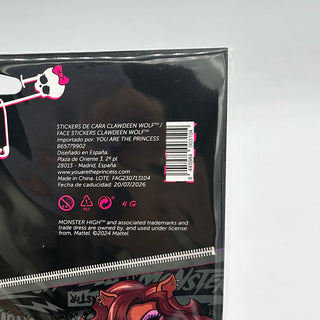 MONSTER HIGH™ / YOU ARE THE PRINCESS FACE STICKERS CLAWDEEN WOLF™