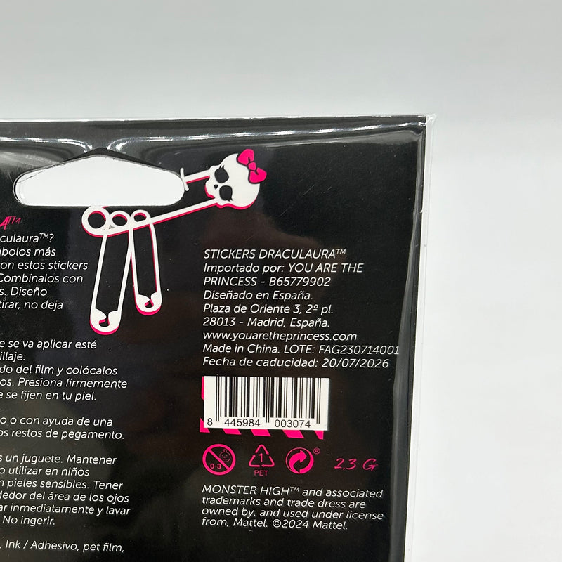 MONSTER HIGH™ / YOU ARE THE PRINCESS GEMS STICKERS DRACULAURA