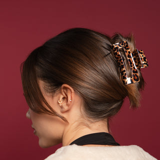 Oh My Hair Pinza Rectangular Estampada