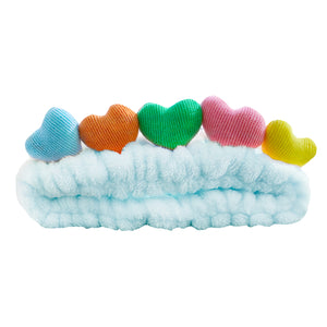 WOO OOW Turbante de Baño Corona Corazones