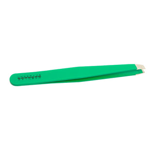Pinza Depilar Punta Recta Verde