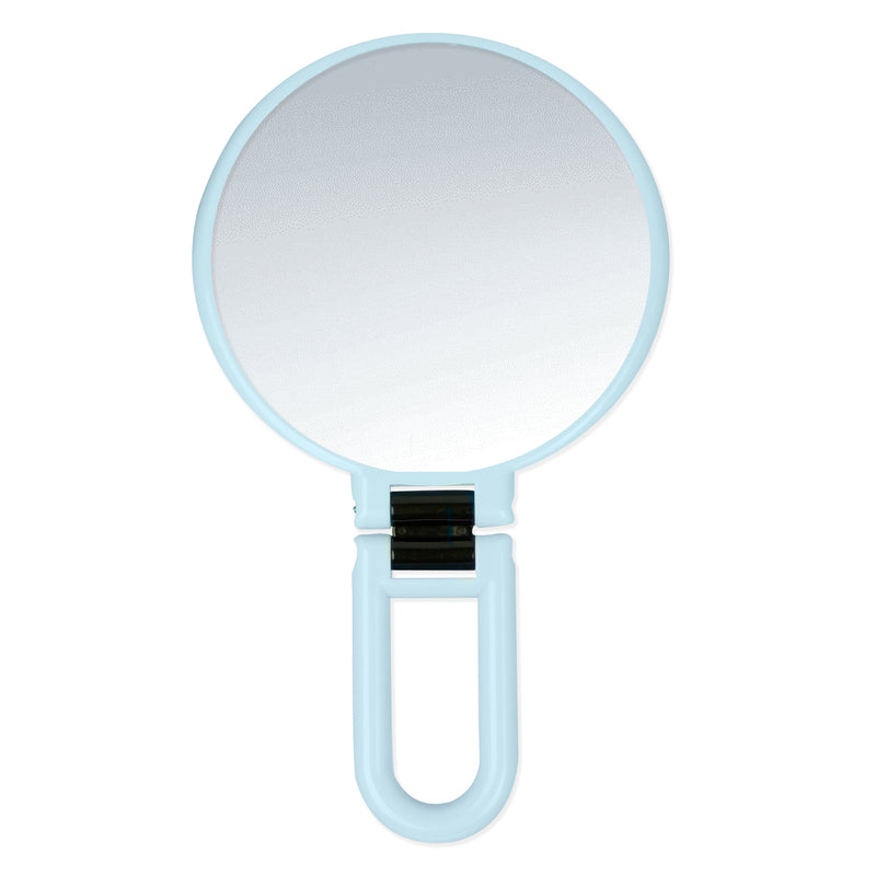 Espejo Plegable Con Aumento Azul