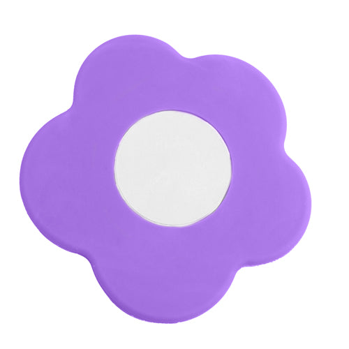 Espejo Bolsillo Flor Lila