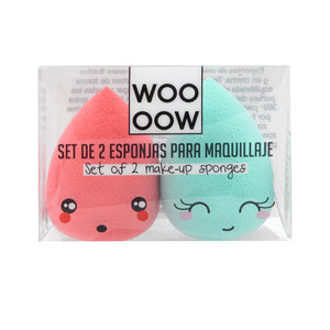 WOO OOW Set 2 Esponjas para Maquillaje