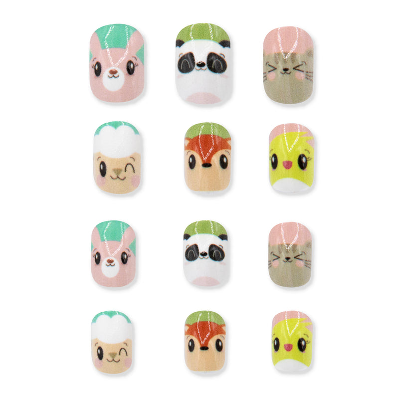 Set de uñas Adhesivas Infantiles de Animales