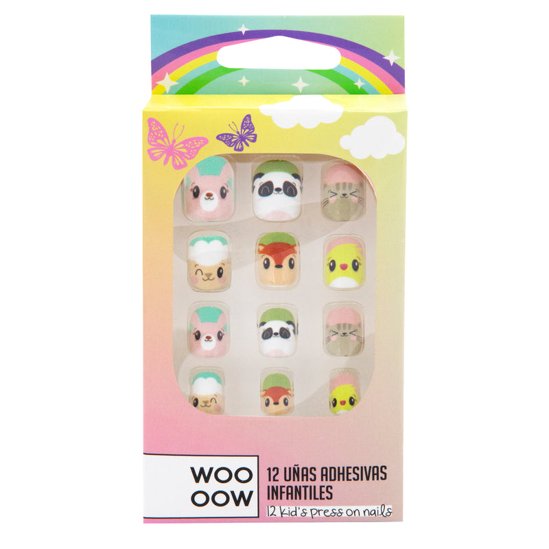 Set de uñas Adhesivas Infantiles de Animales