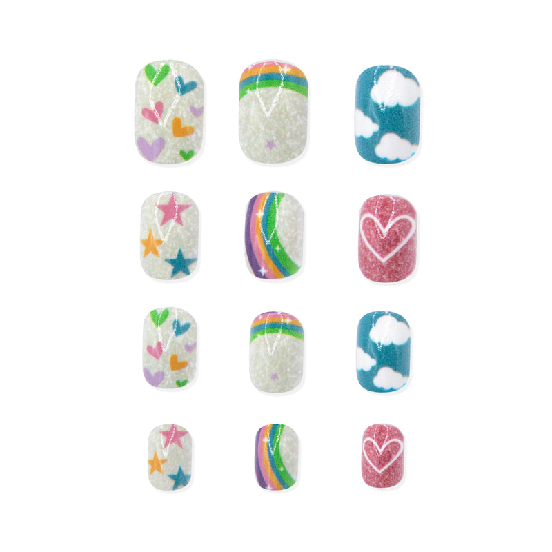 Set de uñas Adhesivas Infantiles de Formas