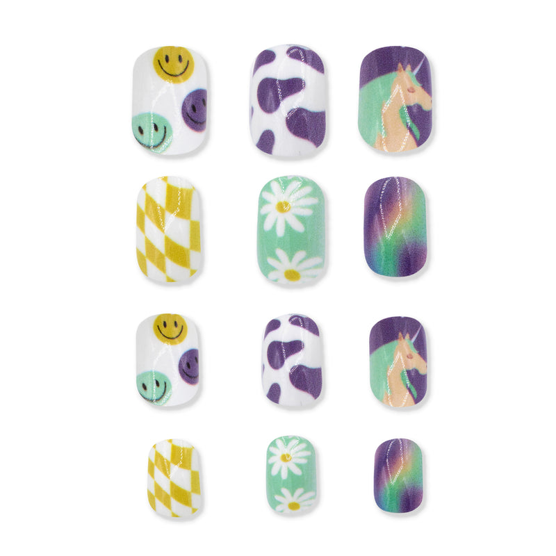 Set de uñas Adhesivas Infantiles de Fantasía