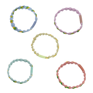 Set 5 Gomas Onduladas Multicolor